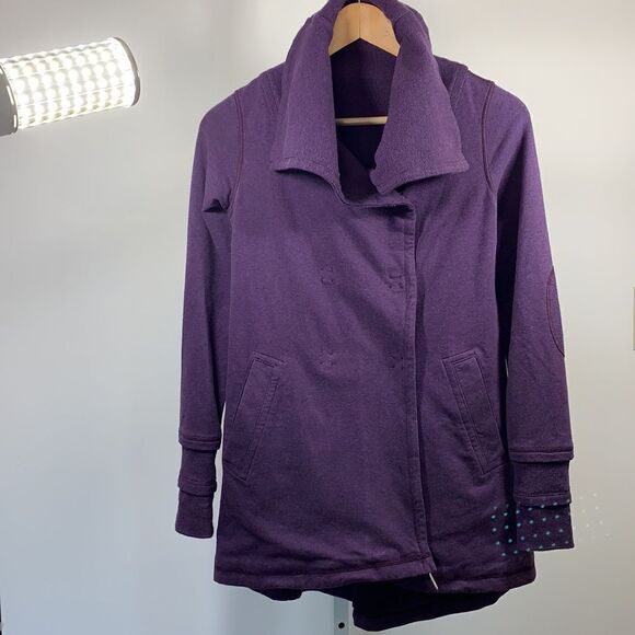 LULULEMON Women’s Gratitude Wrap Jacket Purple Size 2 - Picture 2 of 14